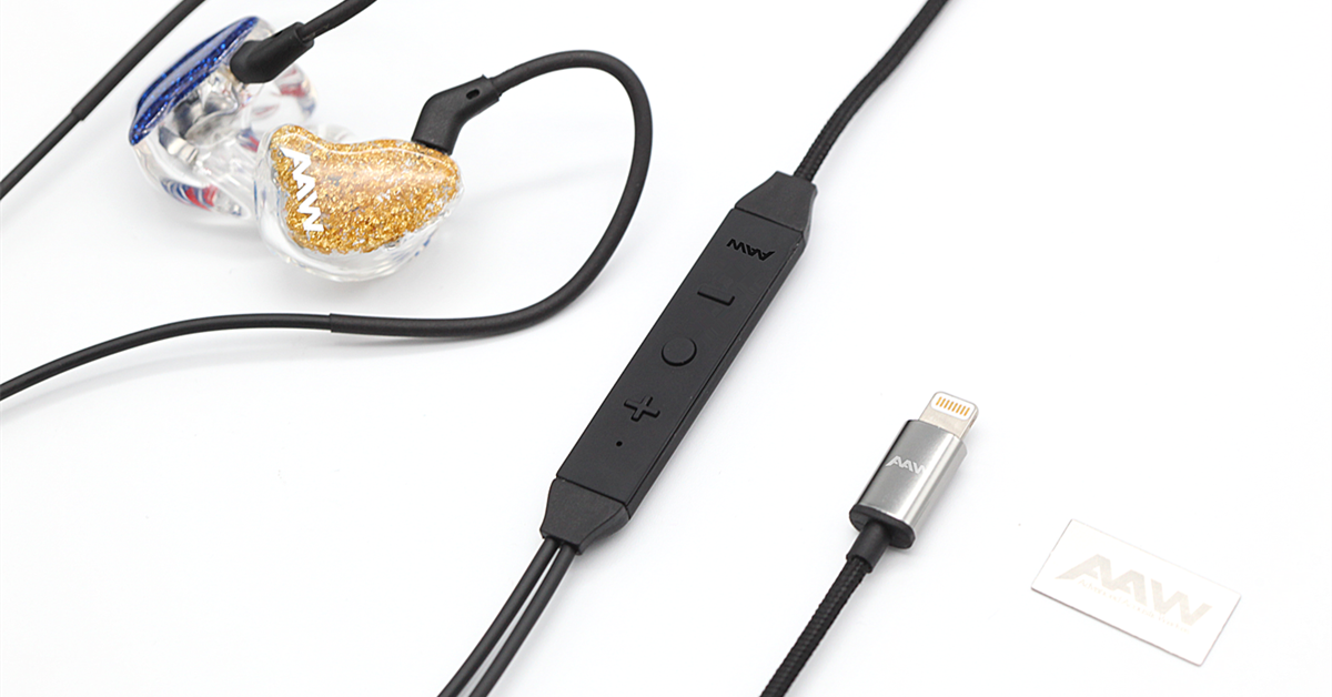 Capri Balanced Lightning Earphone Cable with Hi-Res DAC